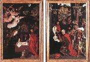 unknow artist Adoration of the Shepherds and Adoration of the Magi Spain oil painting artist